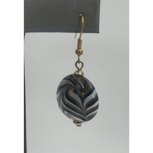 Vintage Hilary London Italian Murano Glass Convertible Necklace & Earrings Set - Picture 9 of 11